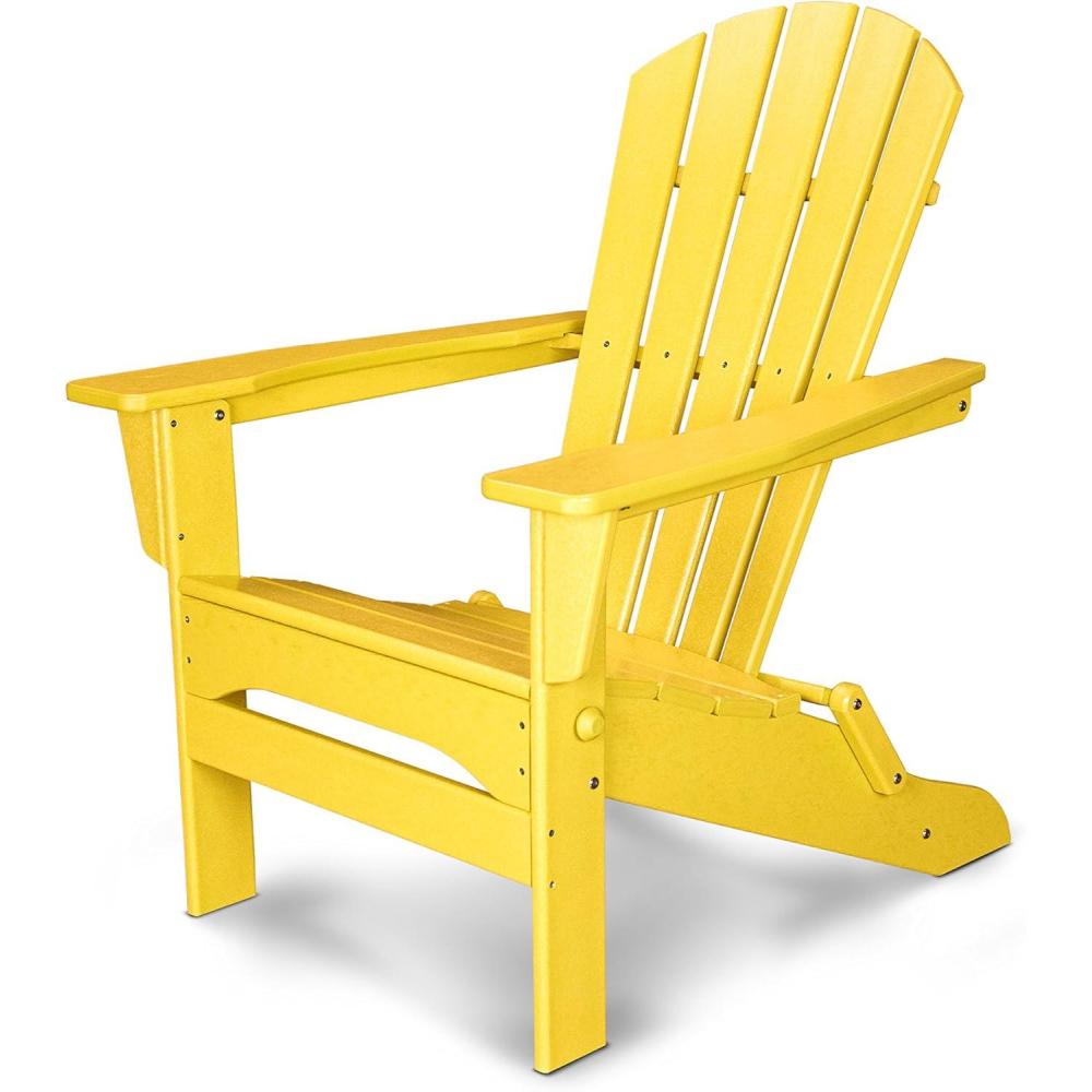 image:imagePOLYWOOD Palm Coast Folding Adirondack in MahoganyLemon