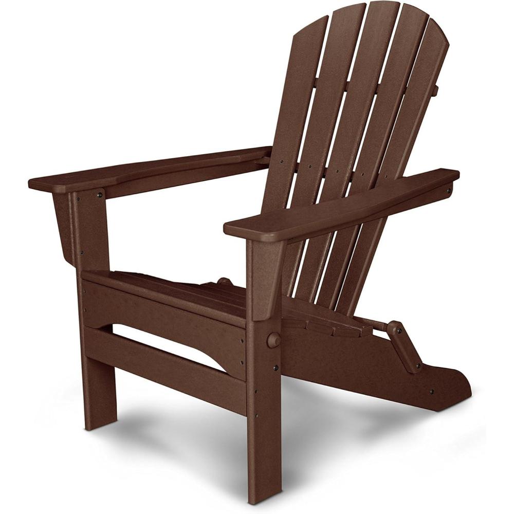 image:imagePOLYWOOD Palm Coast Folding Adirondack in MahoganyMahogany