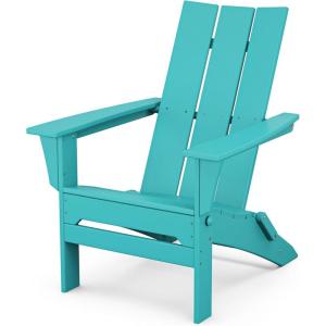 POLYWOOD Modern Folding Adirondack Chair(Aruba)