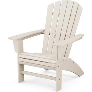 POLYWOOD Nautical Curveback Adirondack Chair(Sand)