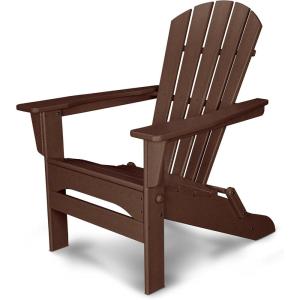 POLYWOOD® Palm Coast Folding Adirondack in Mahogany(Mahogany)