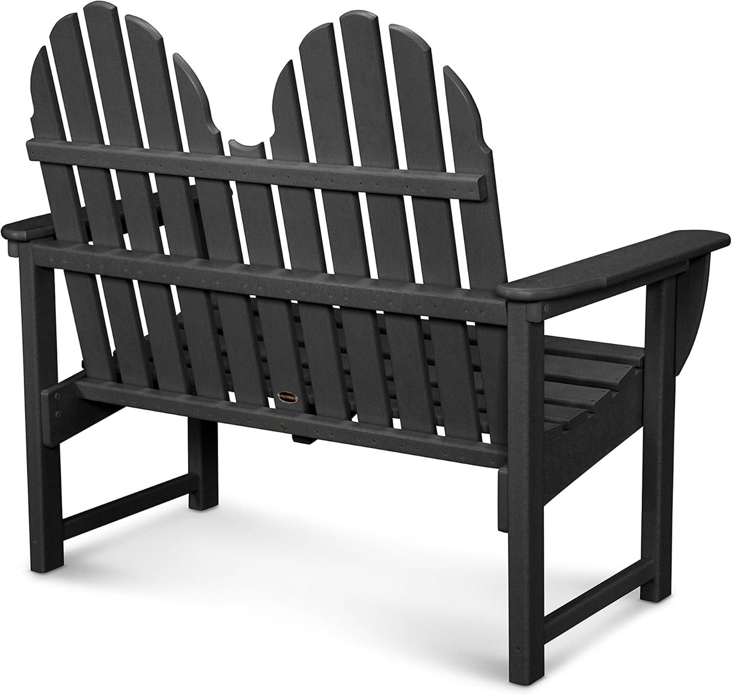 image:imagePOLYWOOD Classic Adirondack Bench BlackBlack