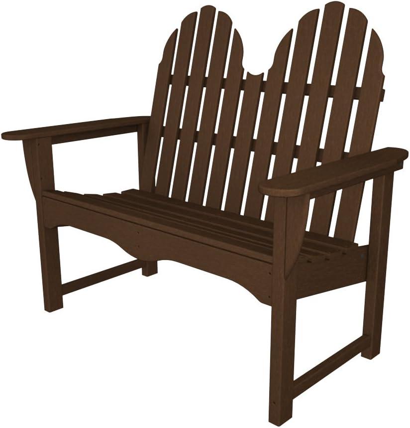 image:imagePOLYWOOD Classic Adirondack Bench BlackMahogany