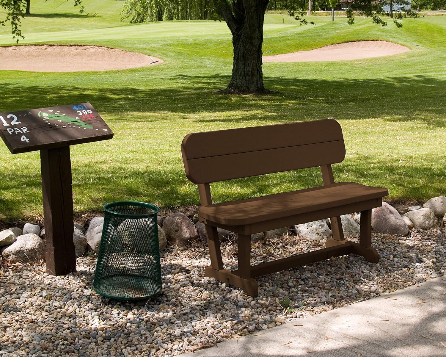 image:imagePOLYWOOD PB48TE Park 48 Bench TeakBlack
