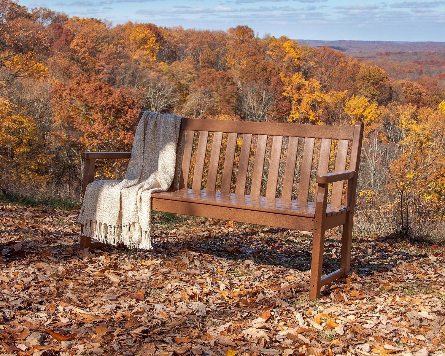 image:imagePOLYWOOD TGB60SA Traditional Garden 60 Bench SandMahogany