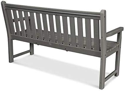 image:imagePOLYWOOD TGB60SA Traditional Garden 60 Bench SandSlate Grey