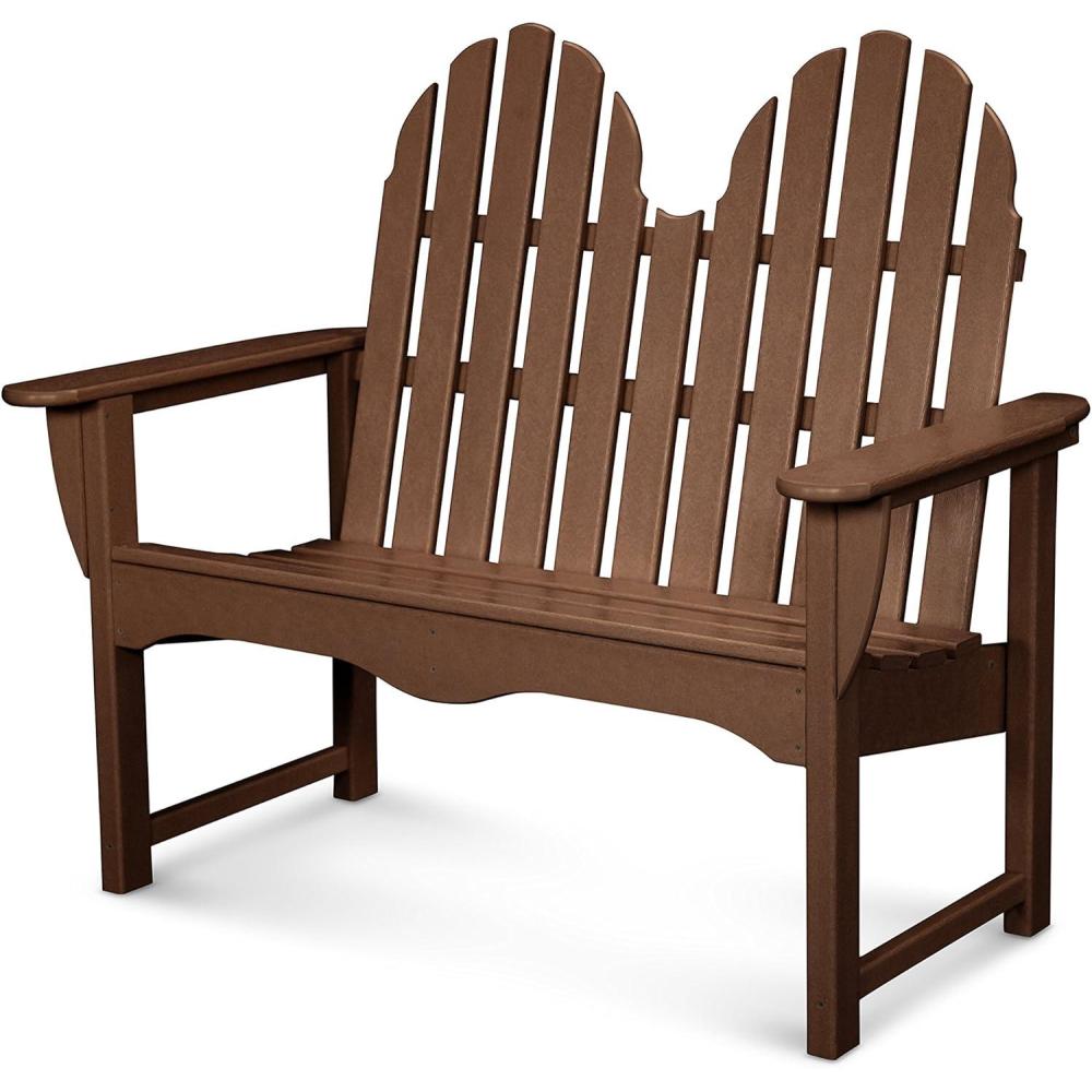 image:imagePOLYWOOD Classic Adirondack Bench BlackMahogany