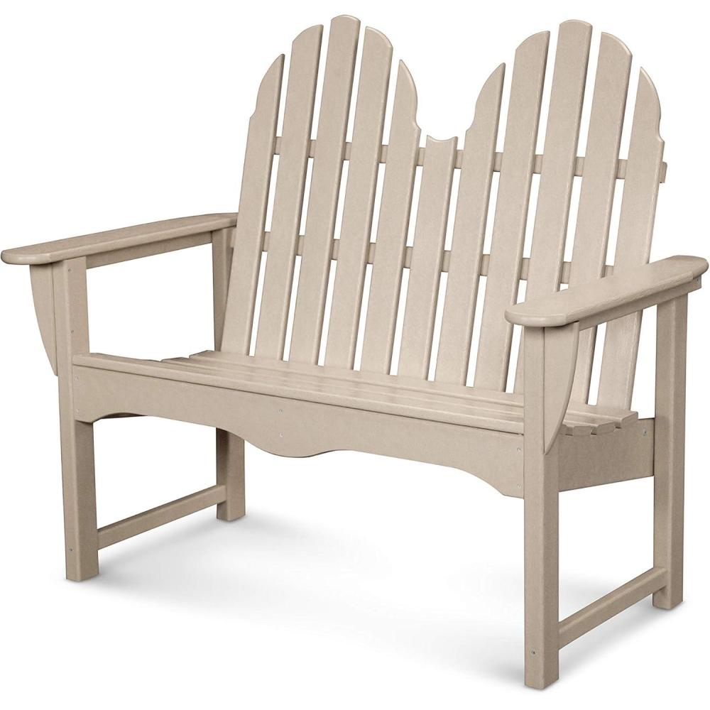 image:imagePOLYWOOD Classic Adirondack Bench BlackSand