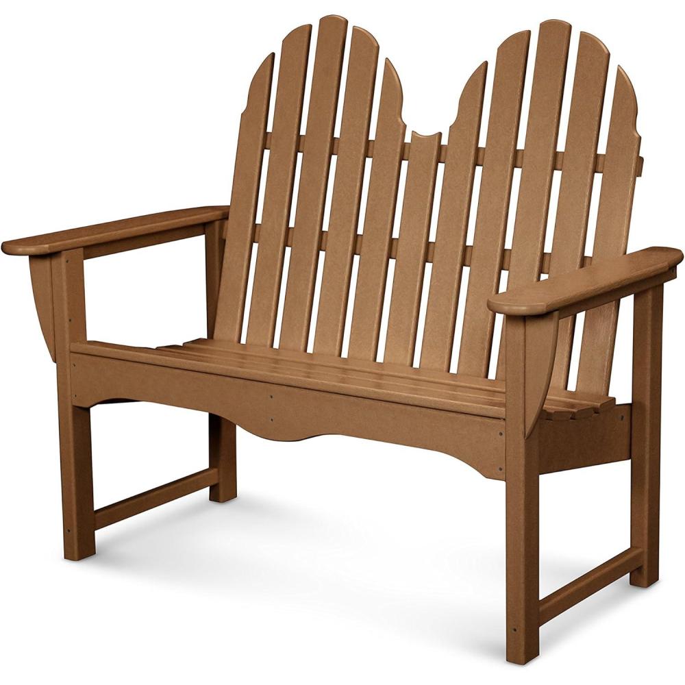 image:imagePOLYWOOD Classic Adirondack Bench BlackTeak
