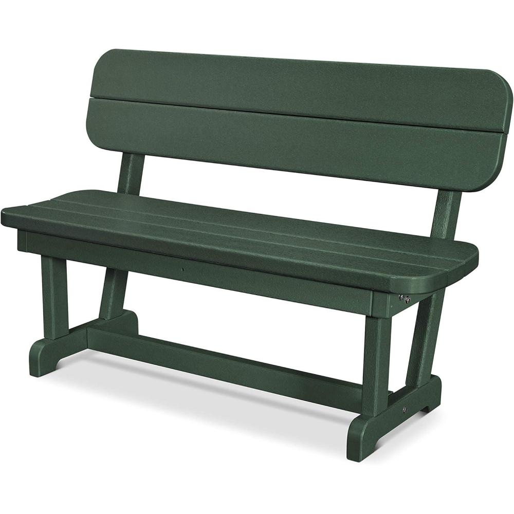 image:imagePOLYWOOD PB48TE Park 48 Bench TeakGreen