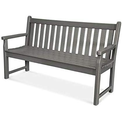 image:imagePOLYWOOD TGB60SA Traditional Garden 60 Bench SandSlate Grey