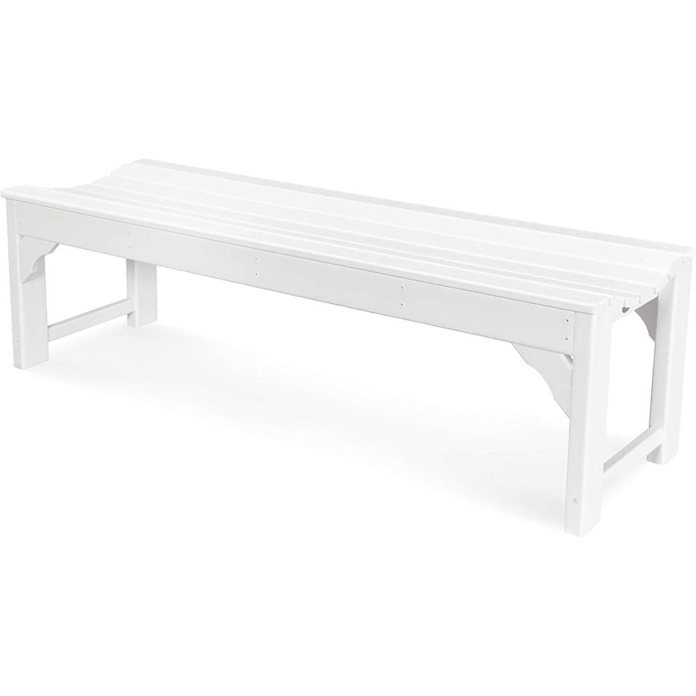 image:imagePOLYWOOD Traditional Garden Bench BlackWhite