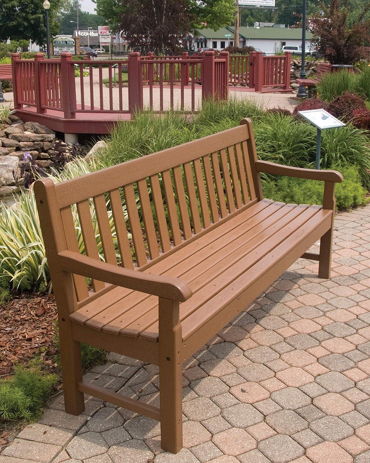 image:imagePOLYWOOD RKB72BL Rockford 72 Bench BlackTeak