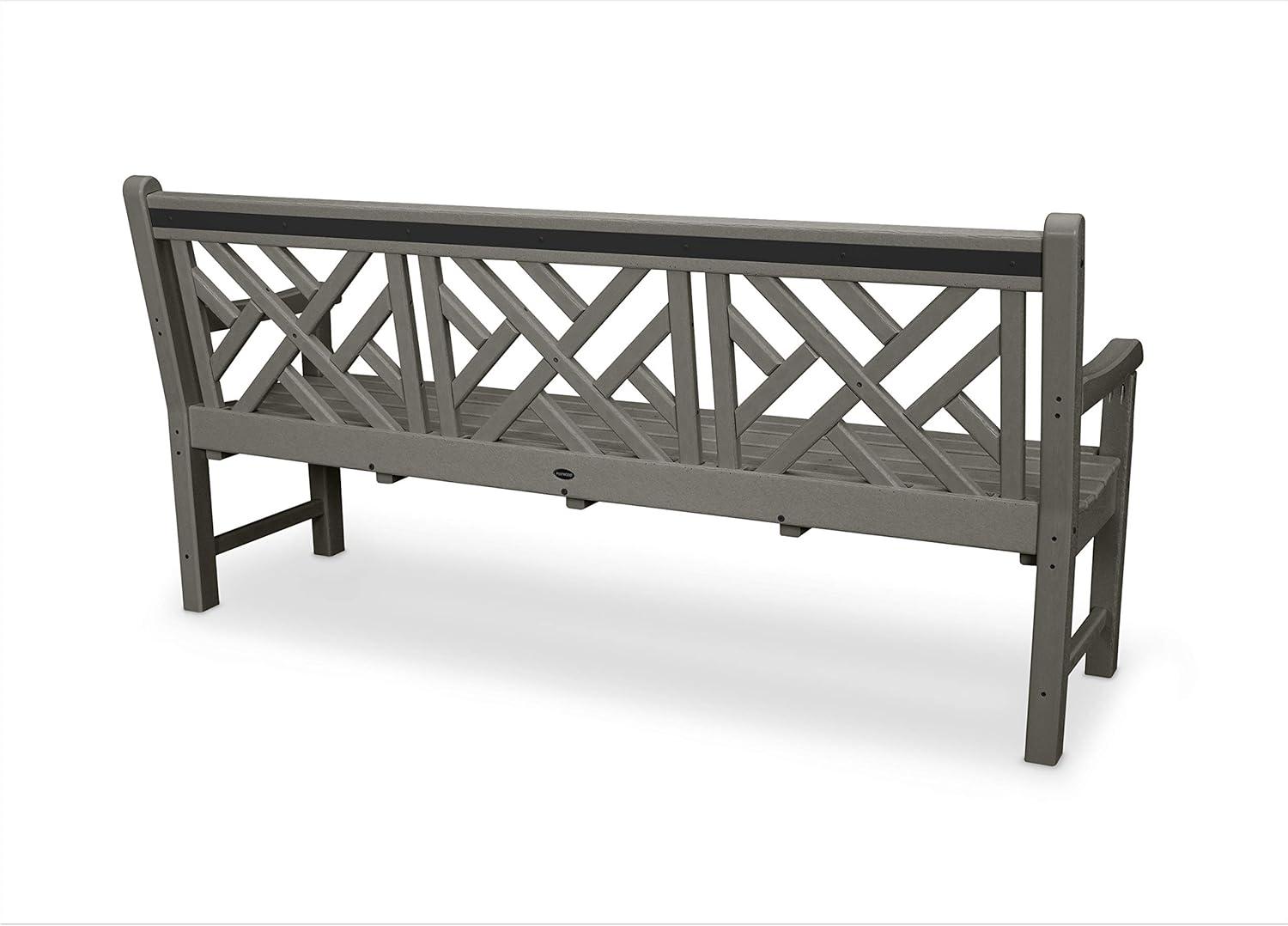 image:imagePOLYWOOD RKCB72WH Rockford 72 Chippendale Bench WhiteMahogany