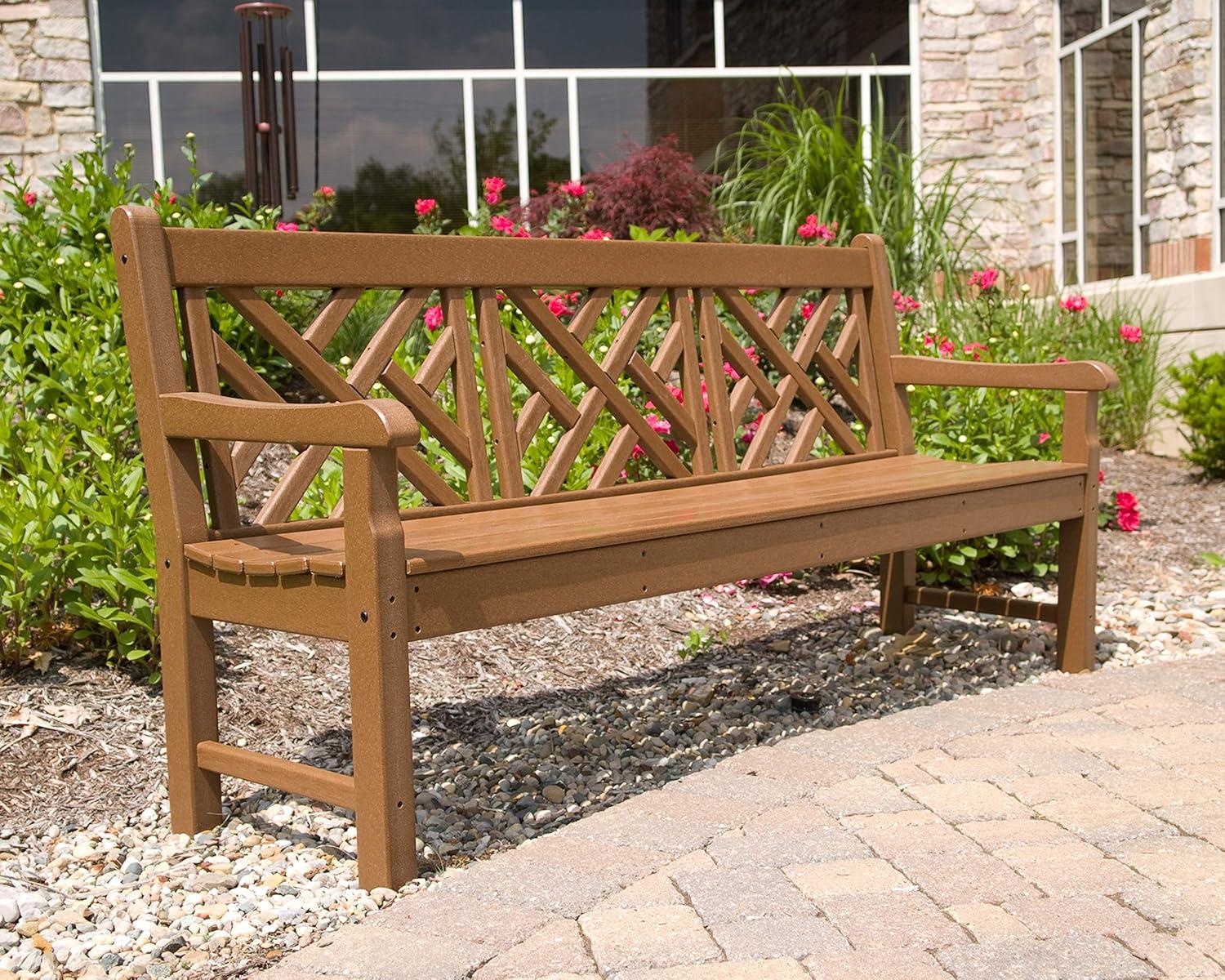image:imagePOLYWOOD RKCB72WH Rockford 72 Chippendale Bench WhiteTeak