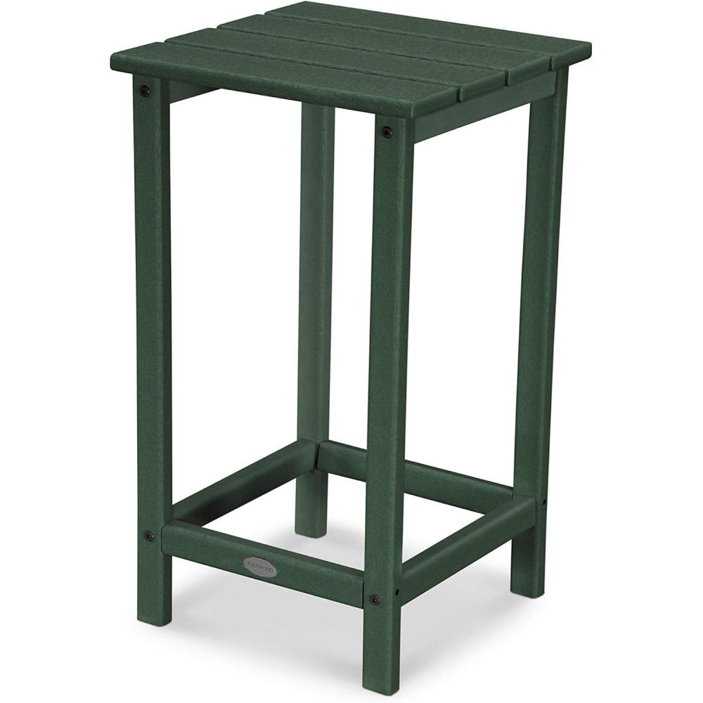 image:imagePOLYWOOD ECT26WH Long Island 26 Counter Side Table WhiteGreen