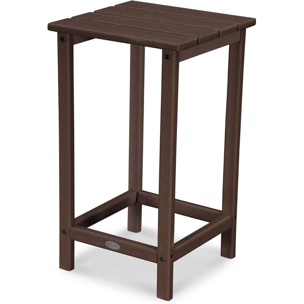 image:imagePOLYWOOD ECT26WH Long Island 26 Counter Side Table WhiteMahogany