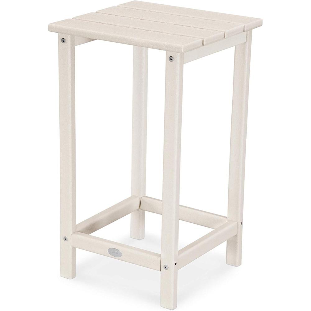 image:imagePOLYWOOD ECT26WH Long Island 26 Counter Side Table WhiteSand