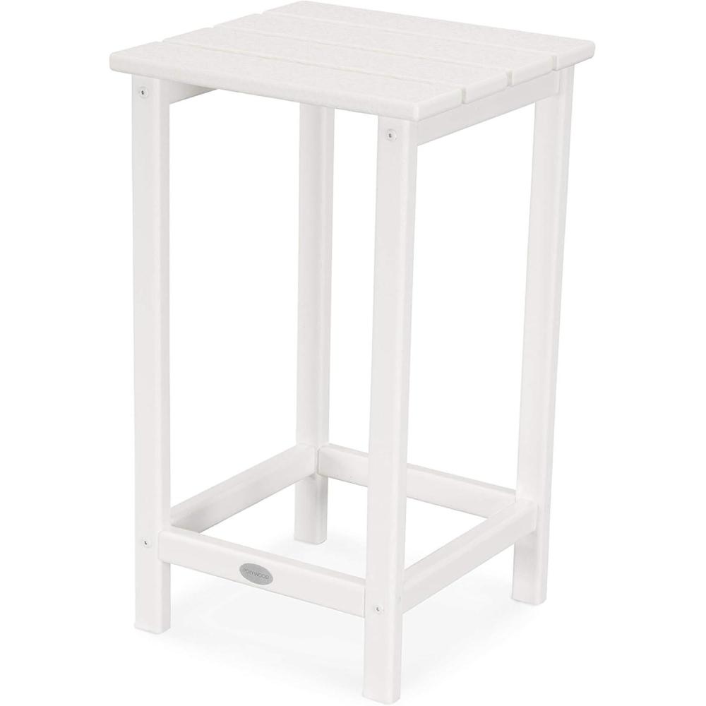 image:imagePOLYWOOD ECT26WH Long Island 26 Counter Side Table WhiteWhite