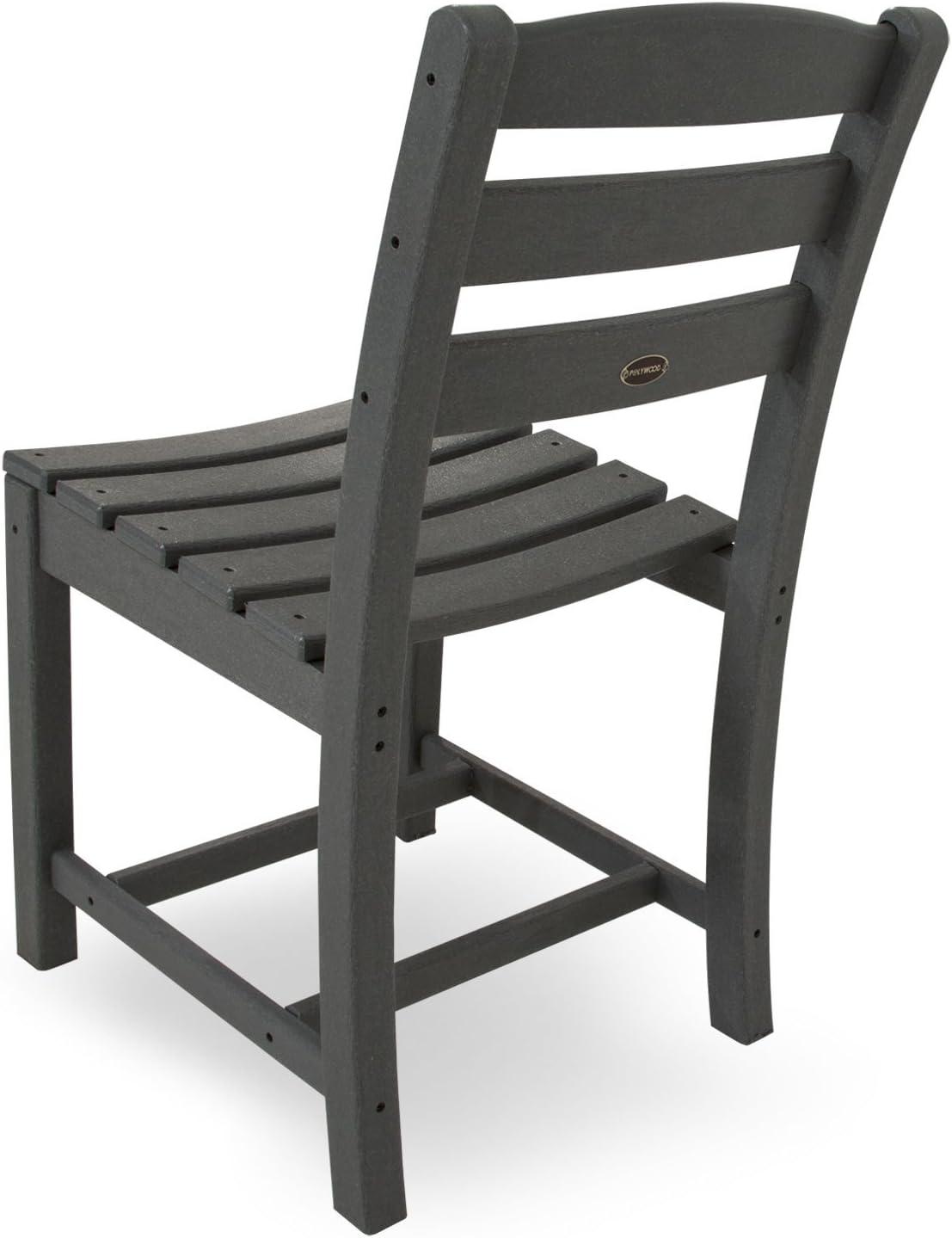 image:imagePOLYWOOD PWS1311MA La Casa Caf 7Piece Dining Set MahoganySlate Grey