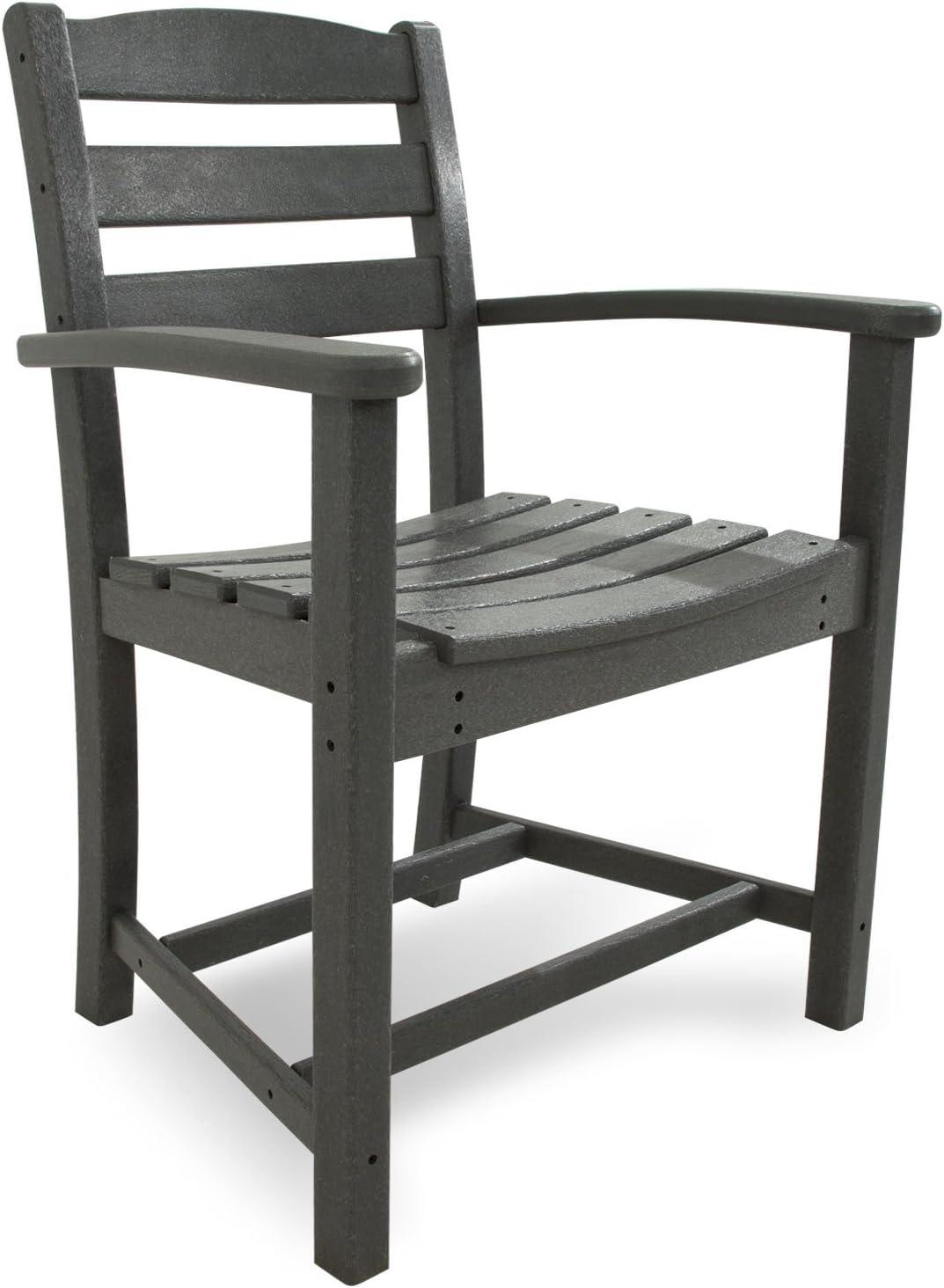 image:imagePOLYWOOD PWS1311MA La Casa Caf 7Piece Dining Set MahoganySlate Grey