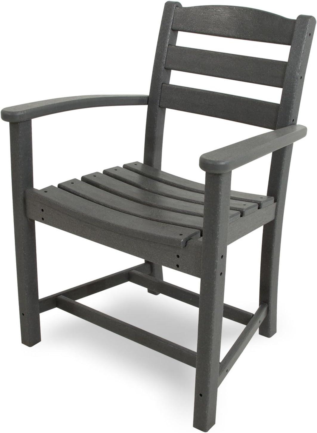 image:imagePOLYWOOD PWS1311MA La Casa Caf 7Piece Dining Set MahoganySlate Grey