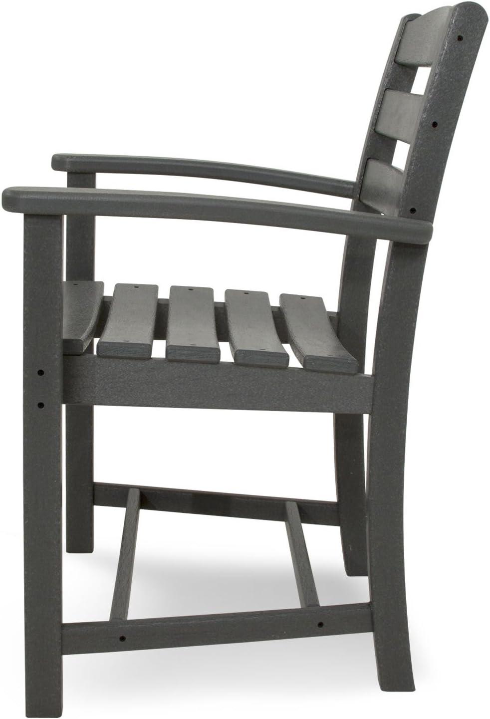 image:imagePOLYWOOD PWS1311MA La Casa Caf 7Piece Dining Set MahoganySlate Grey
