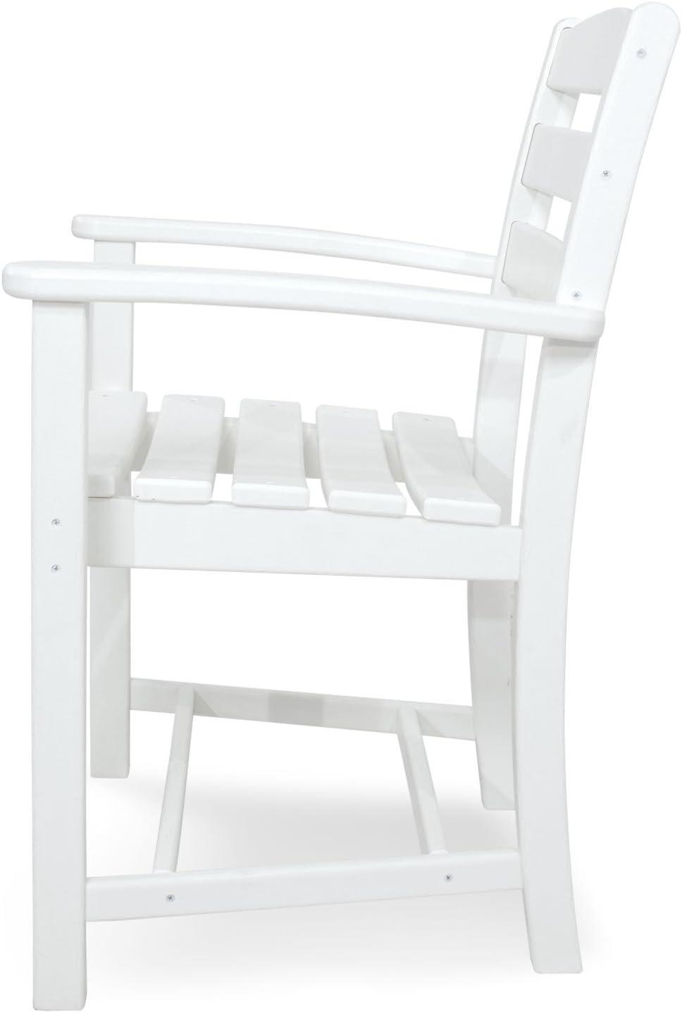 image:imagePOLYWOOD PWS1311MA La Casa Caf 7Piece Dining Set MahoganyWhite