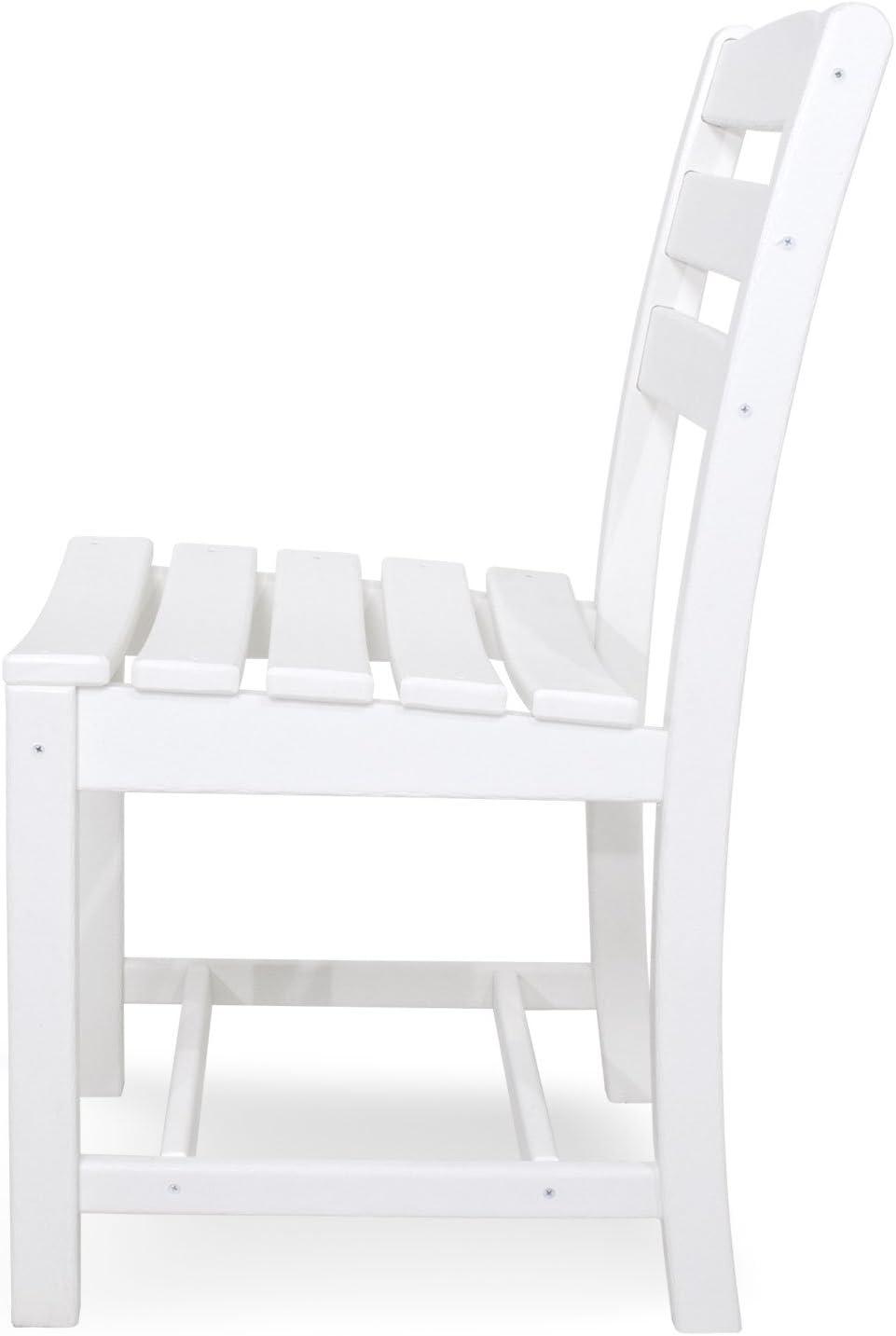image:imagePOLYWOOD PWS1311MA La Casa Caf 7Piece Dining Set MahoganyWhite