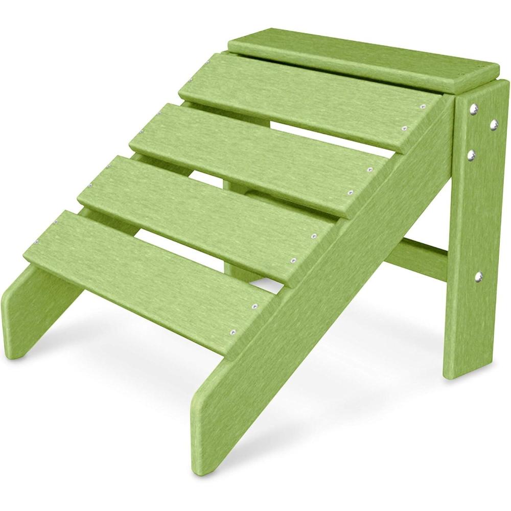 image:imagePOLYWOOD SBO20BL South Beach Ottoman BlackLime