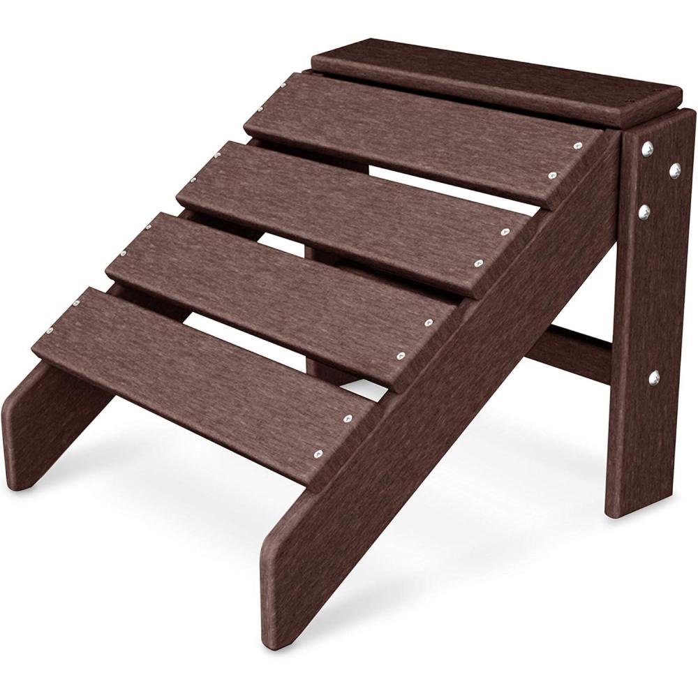 image:imagePOLYWOOD SBO20BL South Beach Ottoman BlackMahogany