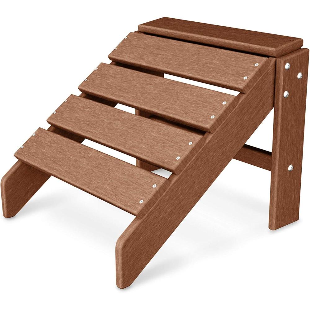 image:imagePOLYWOOD SBO20BL South Beach Ottoman BlackTeak