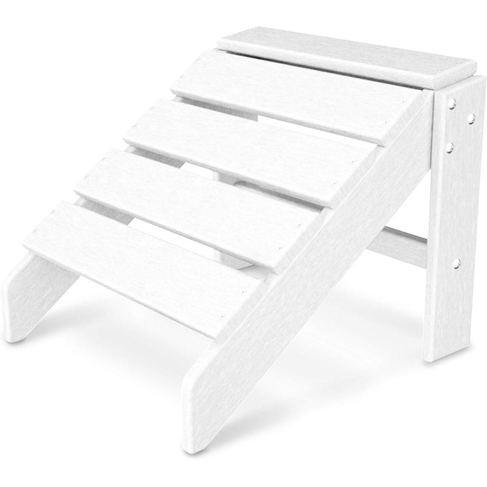 image:imagePOLYWOOD SBO20BL South Beach Ottoman BlackWhite